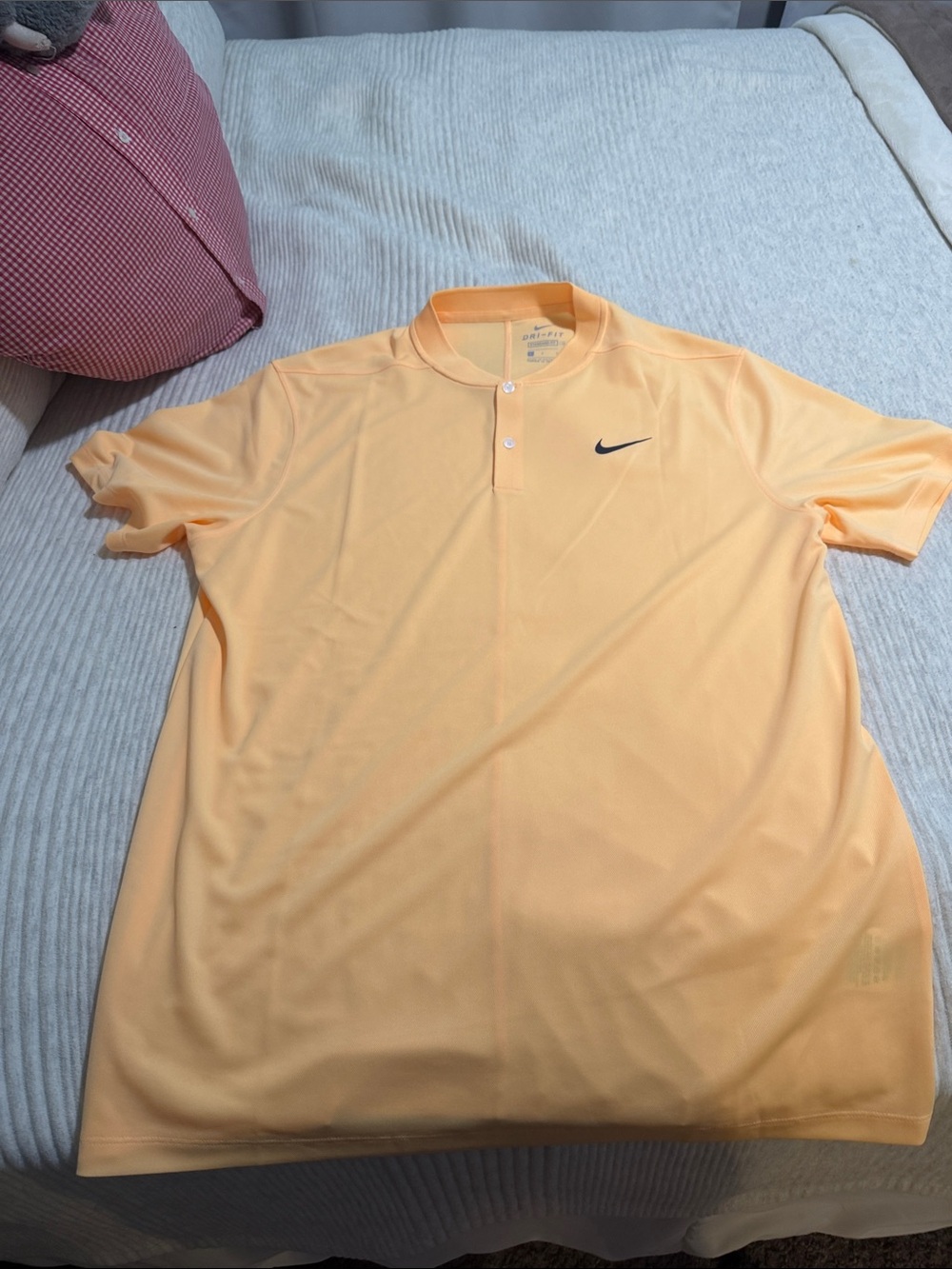 Nike Men’s Peach Short-Sleeve Polo